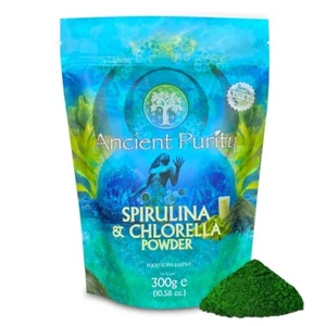 SPIRULINA & CHLORELLA Pulver 300g | Bioverfügbar Gebrochene Zellwand | Japan Herkunft - Bild 1 von 8