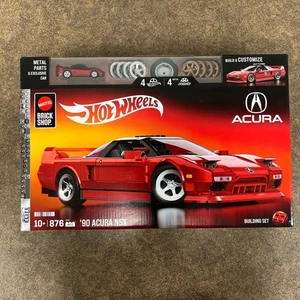 Mattel Brick Shop Hot Wheels '90 Acura NSX Building Toy hotwheels NSX set - Picture 1 of 9