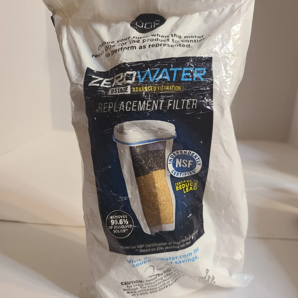 Zero Water ZeroWater 5 Stage Replacement Filters - ZR-006 - New In Pkg - Image 1 of 4