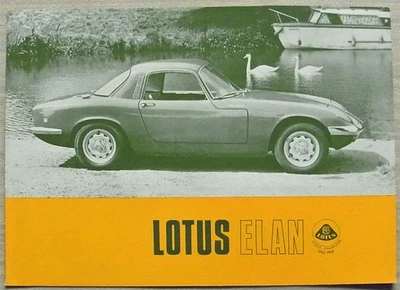 LOTUS ELAN Sports Car Sales Brochure 1967 — 第 1/4 张图片