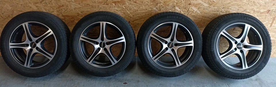 ContiWinterContact TS830 p 215/60 R17 Winter Kompletträder Rifter Combo Berlingo - Bild 1 von 4