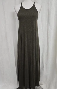 Vestido Madewell Tejido Cami Tank Midi Línea A Verde Oliva Elástico Para Mujer Talla M - Imagen 1 de 6