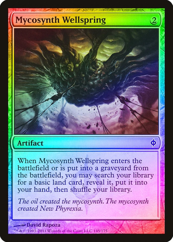 Mycosynth Wellspring FOIL New Phyrexia NM Artifact Common MAGIC CARD ABUGames - Image 1 of 1