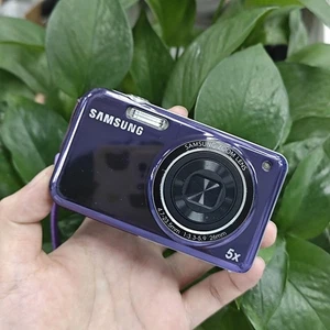 Samsung PL120 14.2MP Dual LCD Vintage Digital Camera Selfie Screen Purple - Picture 1 of 9