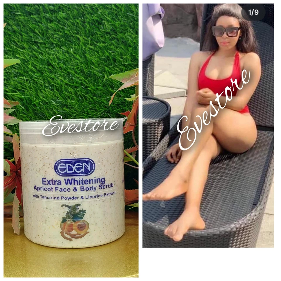 Exfoliante facial y corporal Eden Extra blanqueador de albaricoque con polvo de tamarindo y regaliz Foto 1 de 2