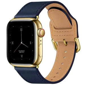 Leather Bands Compatible with Apple Watch Band 38mm 40mm 41mm 42mm-Series 10,... - Picture 1 of 7
