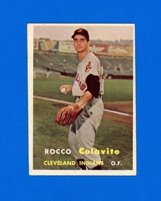 1957 Topps Baseball # 212 Rocco Colavito (RC) MUITO BOM ESTADO-VGEX (Rugas) *ValueBC.eStore* - Imagem 1 de 2