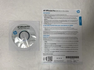 HP Officejet 6960 All-in-one Driver Installation Disk & Manual - Picture 1 of 3