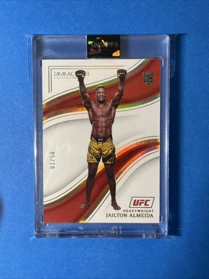 Jailton Almeida 2023 Panini Immaculate UFC Gold /10 - Image 1 of 2