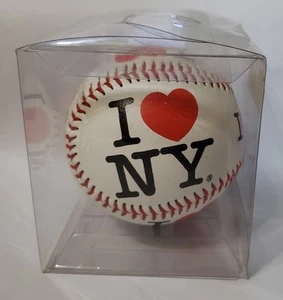I Love NY Baseball Official Size Gift Shop Souvenir - Picture 1 of 8