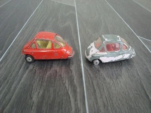 2 x Corgi Toys No.233 Heinkel Trojan “Bubble Car" - Picture 1 of 5