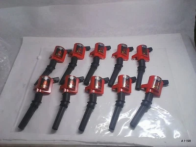 Set of 10 High Performance Ignition Coils for F-350 E-350 E-450 SD 1999-2011 - Image 1 of 4