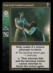 Forced Confessional - Action Modifier - Vampire VTES - Picture 1 of 6