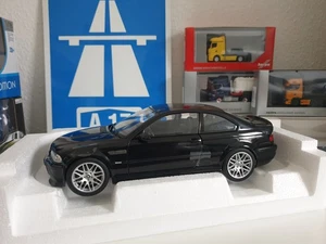 183017 BMW M3 CSL 2003 Saphire Black 1:18 Norev - Bild 1 von 10