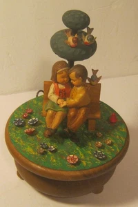 Vintage THORENS Anri Spieluhr ADORABLE COUPLE "What Now My Love" funktioniert!! NR!! - Bild 1 von 11