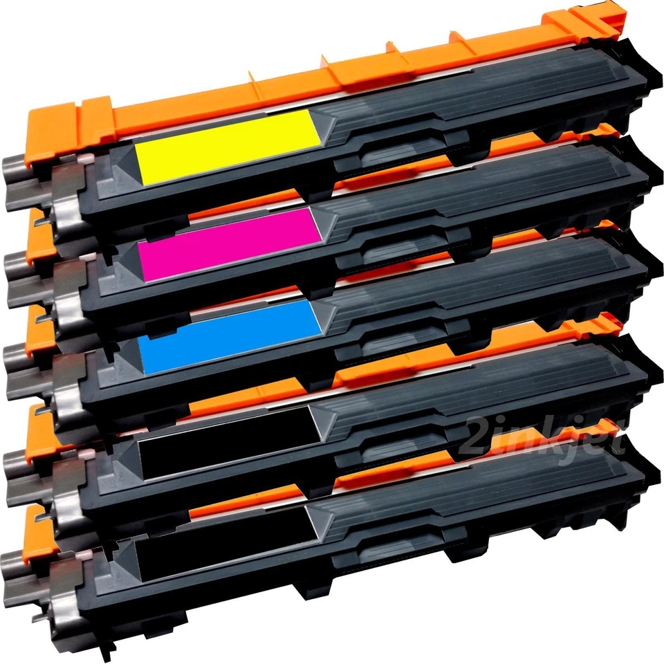 5 Pack TN-221BK TN-225 C/M/Y Color Toner Set For Brother HL-3140CW, HL-3170CDW - Image 1 of 1
