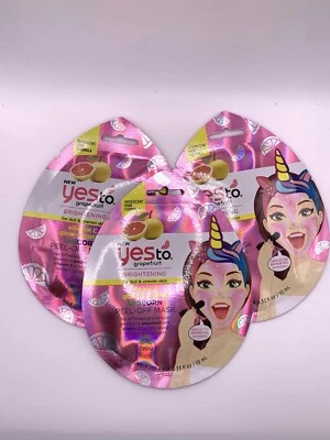 3pk Yes To Grapefruit Brightening Glow Skin Mask  - Image 1 of 4