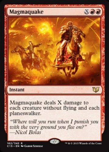 x1 Magmaquake R MTG Commander 2015 M/NM, English - Image 1 of 1