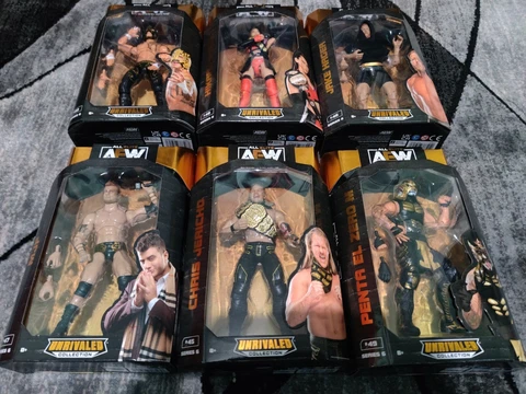 AEW COMPLETE SET (6) Unrivaled Series 6 PENTA/FENIX/MJF/JERICHO/HAGER  WWE NWO Cover