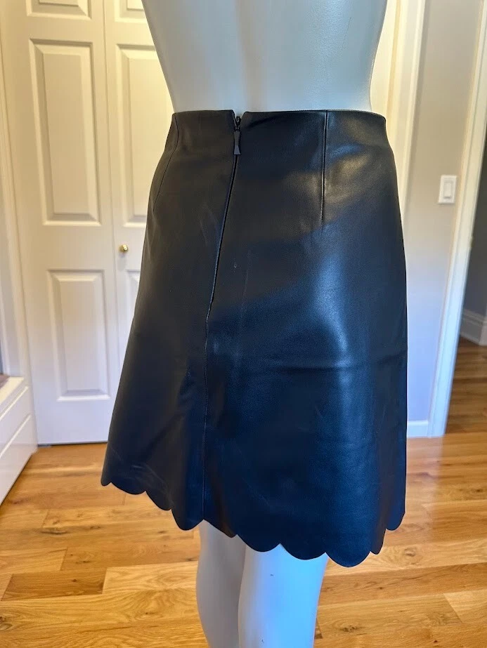 Falda de cuero Kate Spade - Talla 00, nueva sin etiquetas Foto 1 de 2