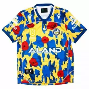 Parramatta Eels NRL 2022 Macron ANZAC Jersey Sizes S-6XL! T2 - Picture 1 of 2