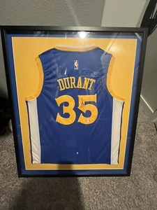 Kevin Durant Framed Signed Jersey Autographed Golden State Warriors JSA - Picture 1 of 3