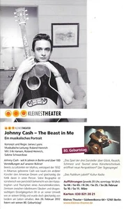 JOHNNY CASH - Flyer 2012 - Imagen 1 de 1