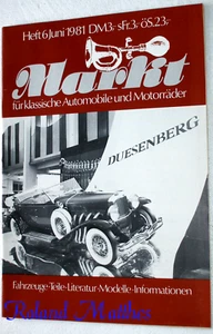 MARKT 6-81+DER MG TC+DAS ROSTIGSTE HOBBY DER WELT+ALT-FORD-FREUNDE - Bild 1 von 1