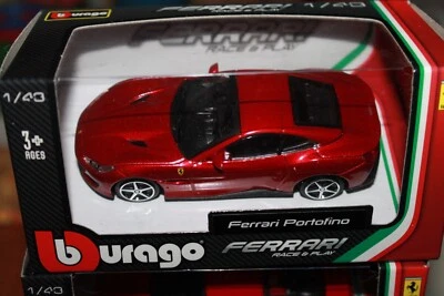 FERRARI - PORTOFINO - 2018 - MODELLINO BURAGO SCALA 1/43 - SERIE FERRARI - Immagine 1 di 2
