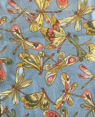 Rare Dragonfly Pattern Flutter by Nicole de Leon for Alexander Henry Fabric - Image 1 of 4