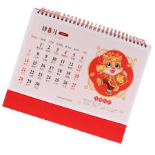  2024 Desk Calendar Paper Chinese Year of The Dragon Desktop