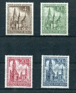 GERMANY BERLIN 1953 9NB8-9NB11 KAISER WILHELM CHURCH SET SUPERB MNH - Picture 1 of 1