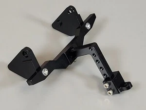 Custom Rear Metal Tow Hitch Mount Bracket Tamiya 1/10 R/C Toyota Hilux Highlift - Picture 1 of 13