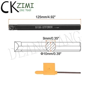 91° S10K STFCR09 10mm CNC Indexable Barra de Taladrado Torneado Portaherramientas para TCMT0902 - Imagen 1 de 5