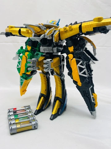 Bandai Power Rangers Dino Charge Kyoryuger DX Pteraiden Oh Western Megazord 2576 Cover