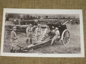 Original WWI Photo Postcard FRENCH MEDIUM 105mm FIELD ARTILLERY GUN 353a - Picture 1 of 2