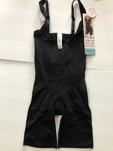 ASSET SPANX Body Bielizna modelująca Kontrola brzucha Czarne M Damskie Body Slimmer - Zdjęcie 1 z 9