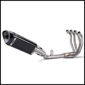 For Kawasaki Ninja ZX4R ZX4RR 2023-2024 Carbon Fiber muffler Full exhaust system - Picture 1 of 6