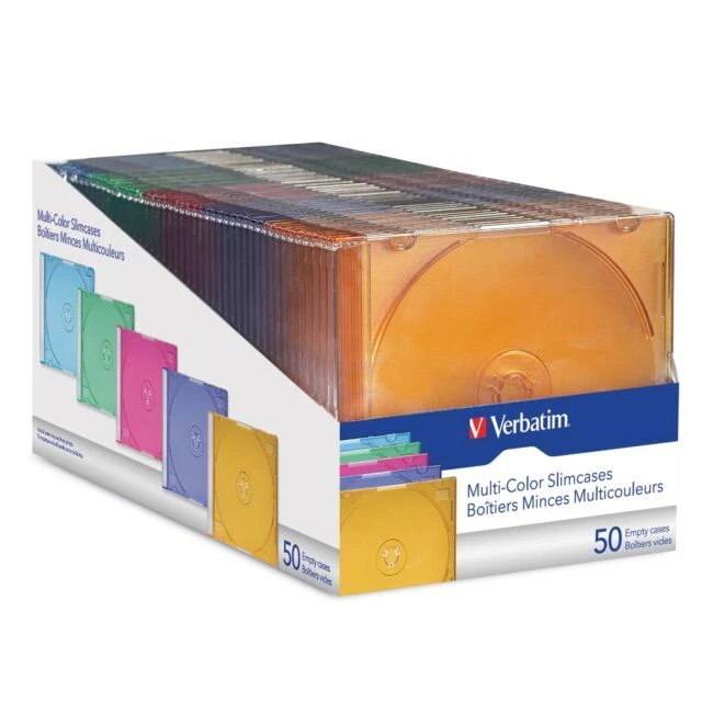 Verbatim 94178 CD and DVD Cases