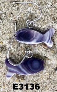 E3136 Wampum Earrings - Picture 1 of 1