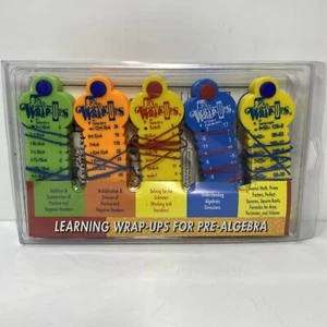 Learning WRAP-UPS Pre-Algebra Set of 5-Math- School-Self Correcting-Homeschool - Picture 1 of 8