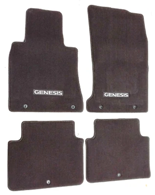 Nuevo tapete marrón 4 piezas AWD B1114-ADUOO-RNB Hyundai Genesis 2015-2020 G80 OEM Foto 1 de 4