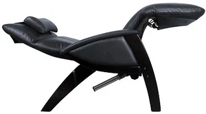 NEW Black Leather Svago Lusso Top Grain Zero Gravity Chair Recliner Heat Massage - Picture 1 of 11
