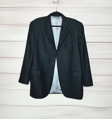 Jack VICTOR Cashmere Blazer Sport Coat Vitalewood Black Three Button front 42R - Image 1 of 4