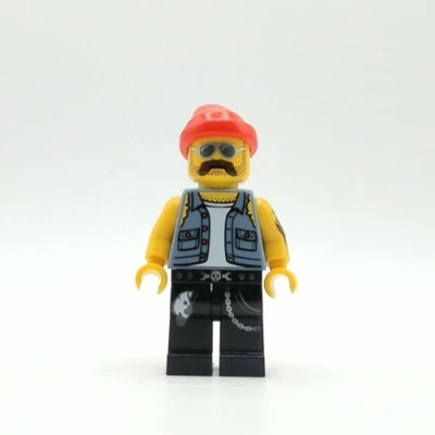 LEGO CMF Serie 10 - Minifigura Mecánica Moto - col160 - Set 71001 Foto 1 de 4