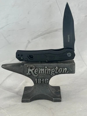 Navaja de Bolsillo Kershaw Appa Borde Liso Negra 1402BLK Forro Bloqueo Foto 1 de 4