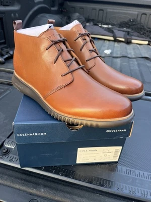 Cole Haan Men's 2 ZeroGrand Chukka Boot British Tan Leather Java Style - Image 1 of 4