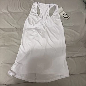 New White Sport Tank, For Exercise Workout, Breathable, Lightweight, Size Small - Picture 1 of 5