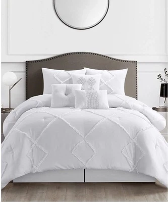 Juego de edredón Stratford Park ámbar 7 piezas blanco California King T4104146 Foto 1 de 4