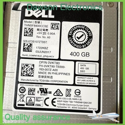 Dell VKT80/0VKT80 2.5" 400GB 6Gb/s SATA SSD 14/15/16G KIT - Image 1 of 4